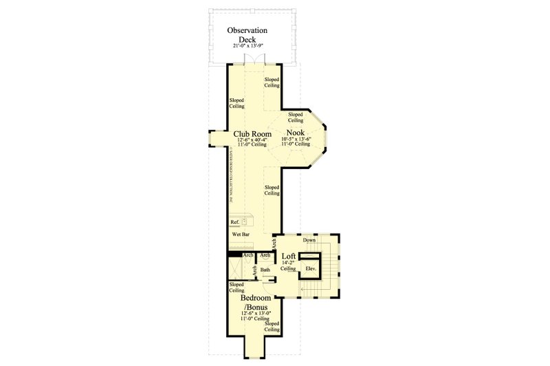House Blueprint - Floor Plan - Other Floor for Southern House Plan #930-407 - 5 bed, 5.5 bath