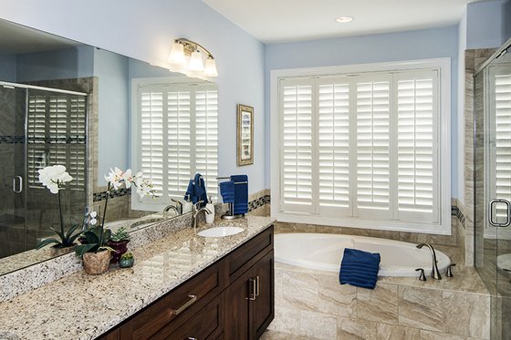 Interior - Master Bathroom for European House Plan #929-3 - 4 bed, 3 bath