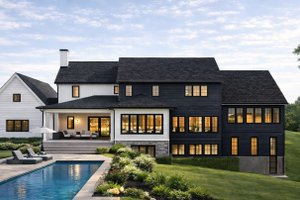 Exterior - Front Elevation 3 for Farmhouse House Plan #928-401 - 4 bed, 4.5 bath