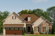 European Style House Plan - 3 Beds 2 Baths 1750 Sq/Ft Plan #923-138 