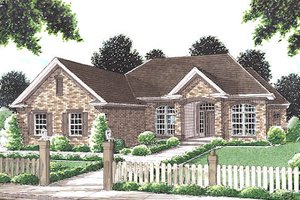 Traditional Exterior - Front Elevation Plan #20-115