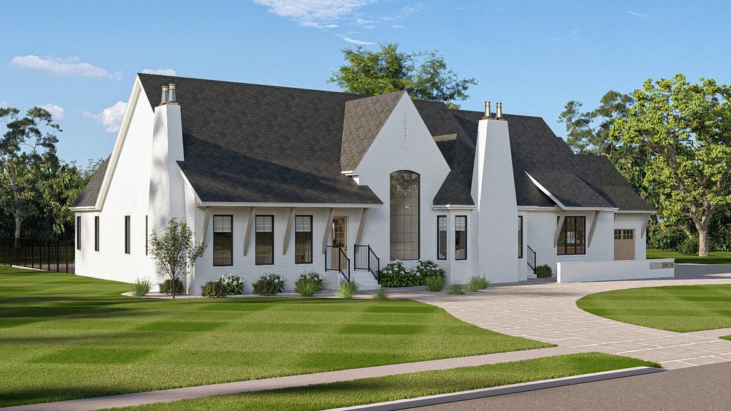 Exterior - Other Elevation 2 for Cottage House Plan #455-774 - 3 bed, 2.5 bath