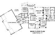 Craftsman Style House Plan - 2 Beds 1.5 Baths 3153 Sq/Ft Plan #51-553 