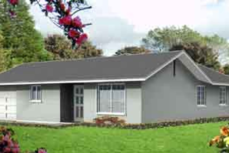 House Design - Ranch Exterior - Front Elevation Plan #1-169