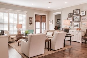 Interior - Family Room for European House Plan #430-168 - 3 bed, 2 bath