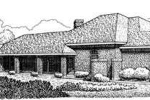 European Exterior - Front Elevation Plan #410-322