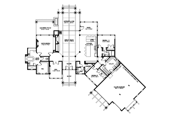 Craftsman Home Plan