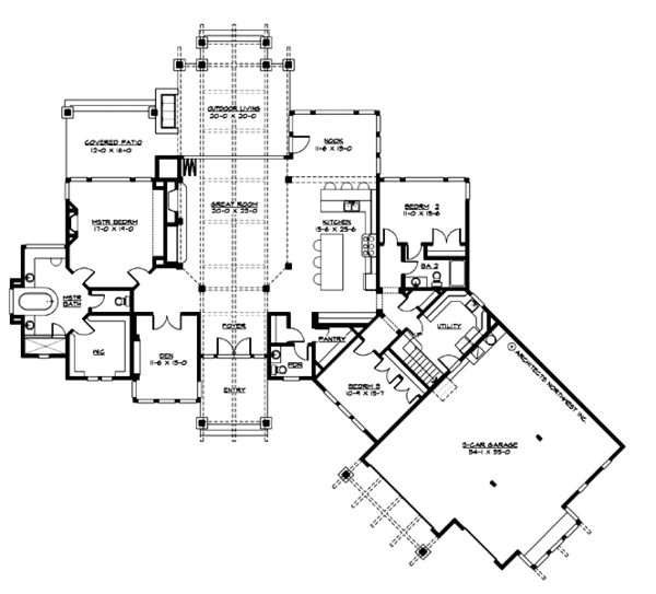 Home Plan - Craftsman Home Plan