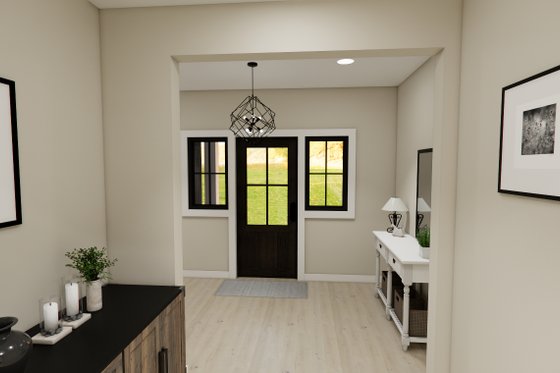 Interior - Entry for Craftsman House Plan #51-1394 - 3 bed, 2.5 bath