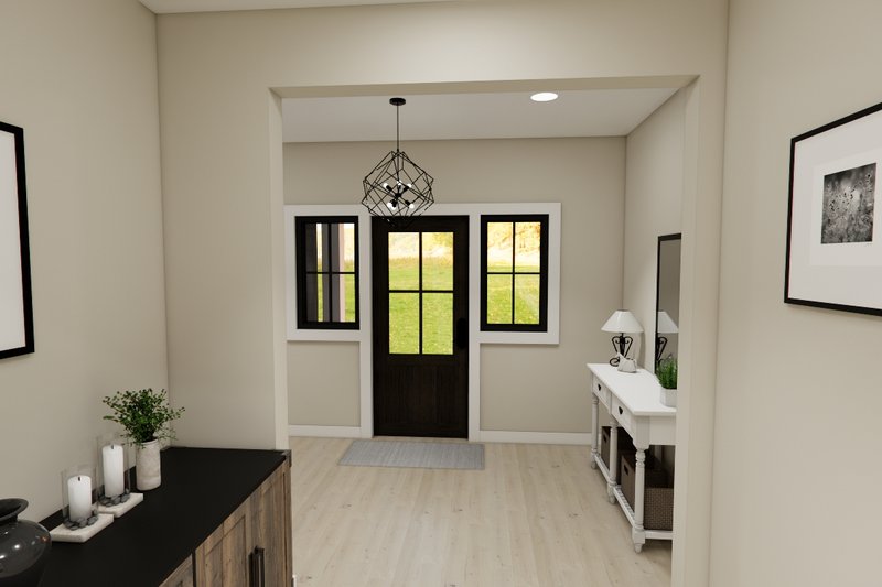 House Design - Interior - Entry for Craftsman House Plan #51-1394 - 3 bed, 2.5 bath