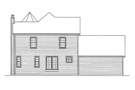 Exterior - Rear Elevation for Victorian House Plan #31-137 - 3 bed, 2.5 bath