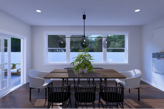 Interior - Dining Room for Craftsman House Plan #1060-356 - 3 bed, 2.5 bath