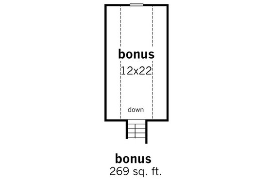 Floor Plan - Other Floor for Southern House Plan #16-219 - 5 bed, 3.5 bath