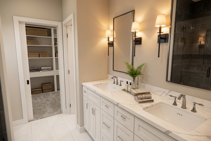 Home Plan - Interior - Master Bathroom for Craftsman House Plan #51-1530 - 3 bed, 2 bath