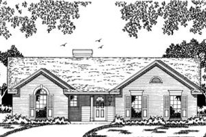 Traditional Exterior - Front Elevation Plan #42-106