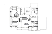 Traditional Style House Plan - 4 Beds 3 Baths 2965 Sq/Ft Plan #67-820 