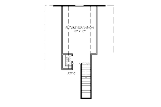 Floor Plan - Other Floor for European House Plan #424-44 - 3 bed, 2 bath