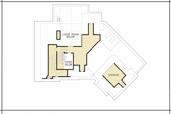 Home Plan - Floor Plan - Upper Floor for Craftsman House Plan #54-709 - 3 bed, 3 bath