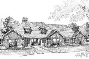Traditional Exterior - Front Elevation Plan #310-220