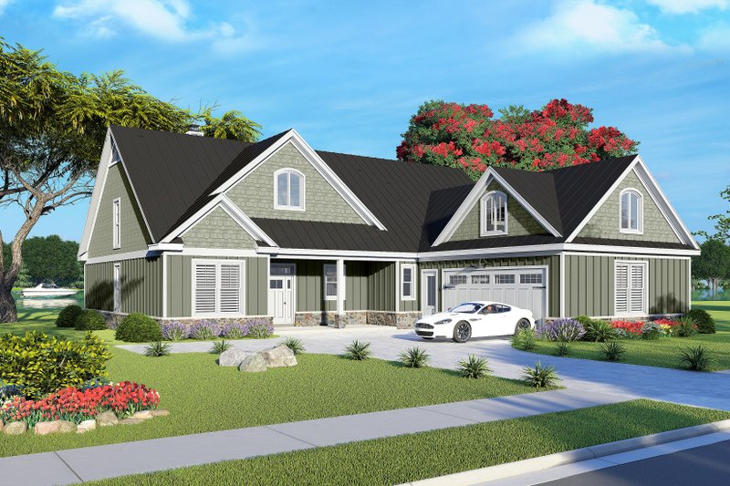 Country Style House Plan - 3 Beds 2 Baths 2300 Sq/Ft Plan #932-980