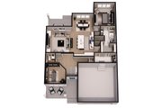 Craftsman Style House Plan - 3 Beds 2.5 Baths 2154 Sq/Ft Plan #51-1406 Floor 