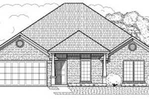 European Exterior - Front Elevation Plan #65-374