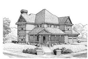 Home Plan - Victorian Exterior - Front Elevation Plan #410-191