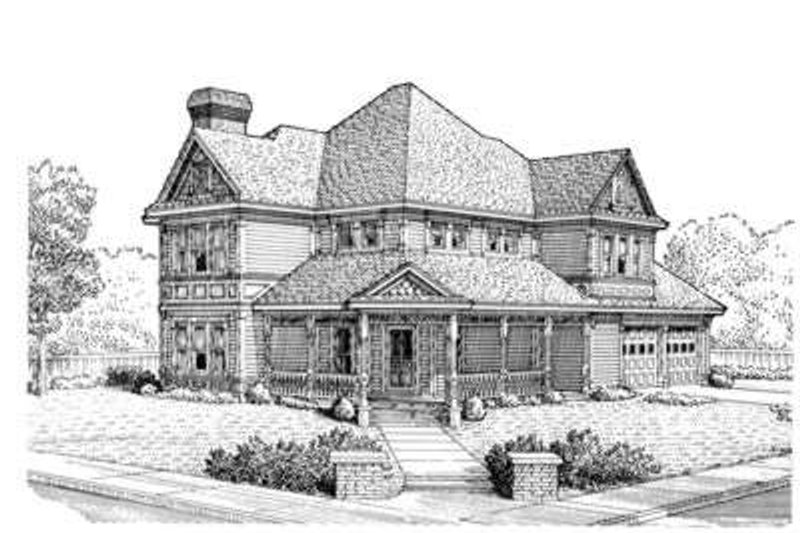 Home Plan - Victorian Exterior - Front Elevation Plan #410-191