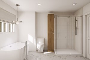 Interior - Bathroom 1 for Cottage House Plan #23-691 - 2 bed, 1 bath