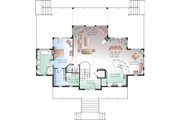 Beach Style House Plan - 4 Beds 3.5 Baths 4959 Sq/Ft Plan #23-854 