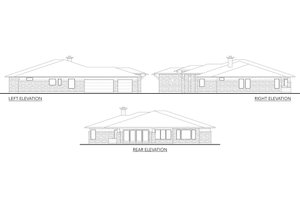 Exterior - Other Elevation for Contemporary House Plan #80-216 - 5 bed, 4 bath