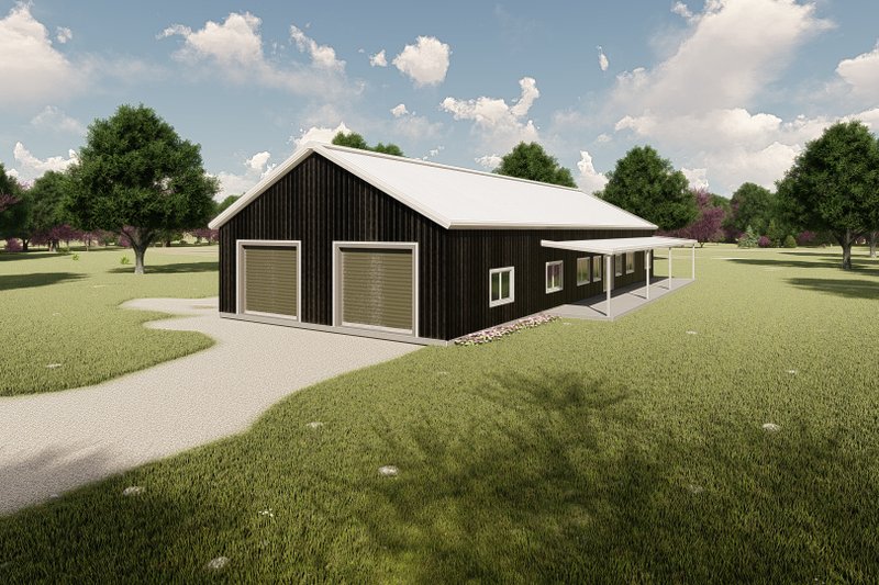 Home Plan - Barndominium Exterior - Other Elevation Plan #1107-44