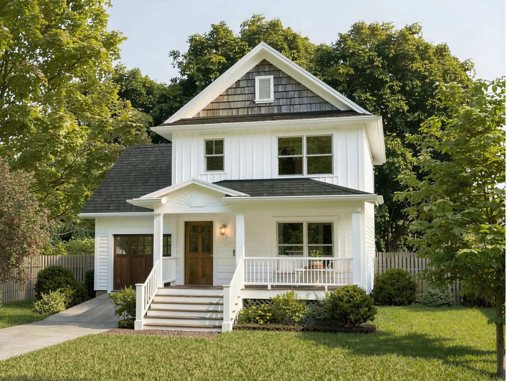 Exterior - Front Elevation 2 for Farmhouse House Plan #79-271 - 3 bed, 2.5 bath