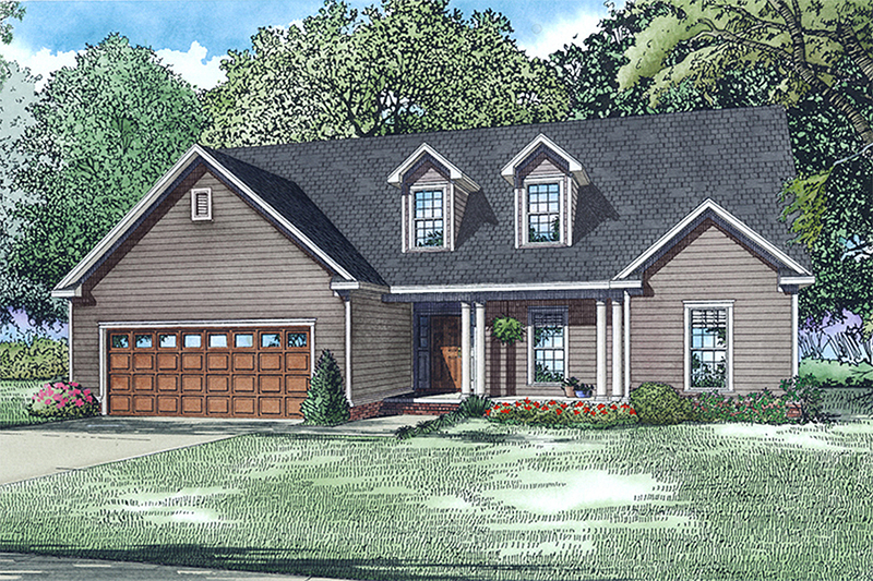 Home Plan - Country Style Home, Single Story, Front Elevation