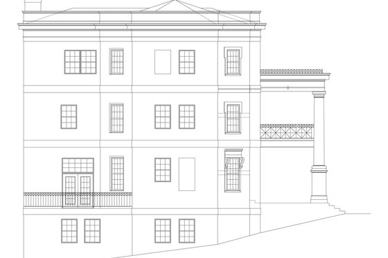 Exterior - Other Elevation for Classical House Plan #119-343 - 4 bed, 3.5 bath