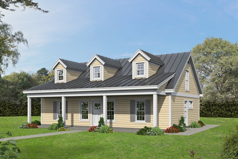 Architectural House Design - Traditional Exterior - Front Elevation Plan #932-498