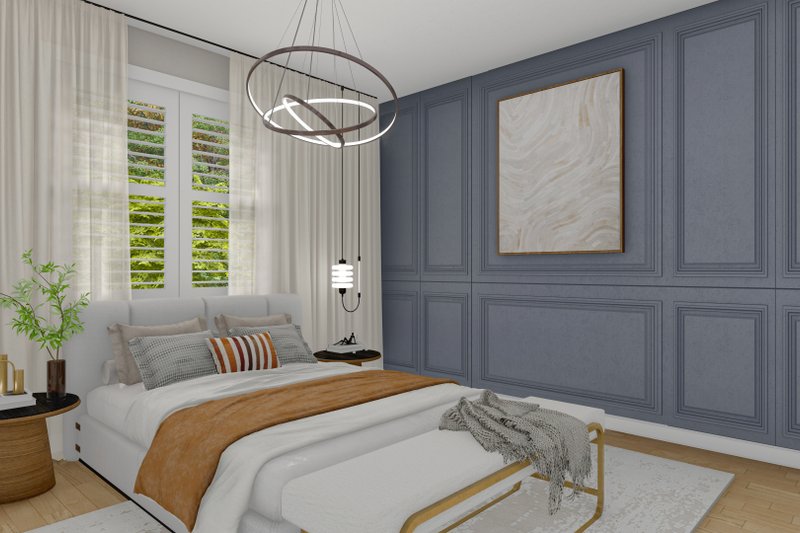 House Plan Design - Interior - Master Bedroom for Ranch House Plan #1060-258 - 3 bed, 2 bath