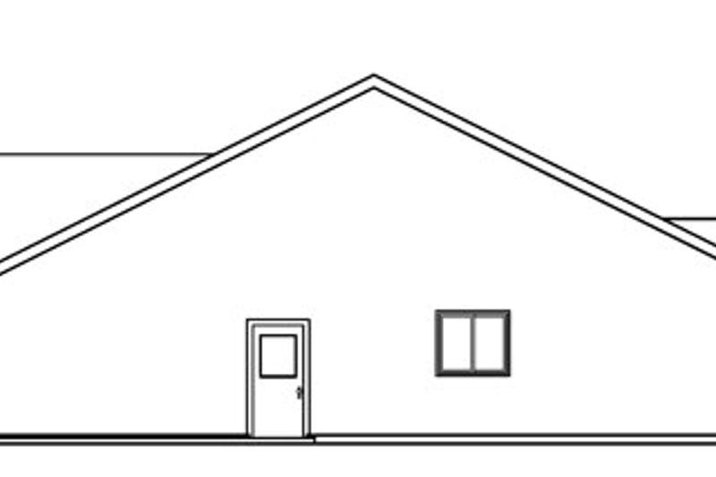 House Plan Design - Exterior - Other Elevation 1 for Craftsman House Plan #124-781 - 3 bed, 2 bath
