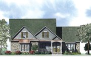 European Style House Plan - 4 Beds 2 Baths 2652 Sq/Ft Plan #17-2414 