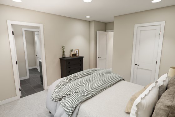 Interior - Bedroom 3 for Craftsman House Plan #51-1385 - 4 bed, 3.5 bath