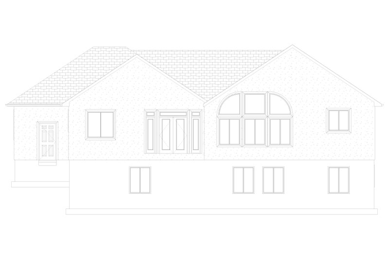 Architectural House Design - Exterior - Rear Elevation 1 for Craftsman House Plan #1060-266 - 2 bed, 2 bath