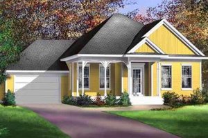 Traditional Exterior - Front Elevation Plan #25-4133