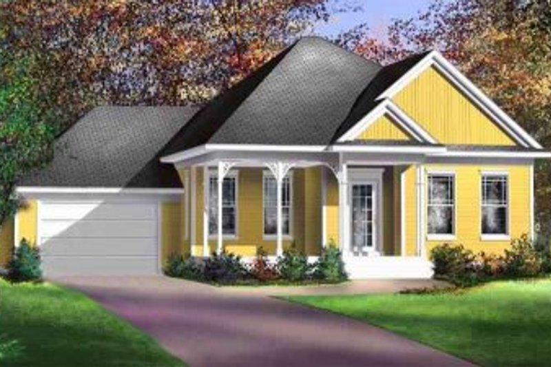 Traditional Style House Plan - 3 Beds 2 Baths 1440 Sq/Ft Plan #25-4133