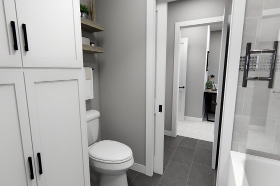 Interior - Bathroom 1 for Traditional House Plan #51-1460 - 4 bed, 3.5 bath