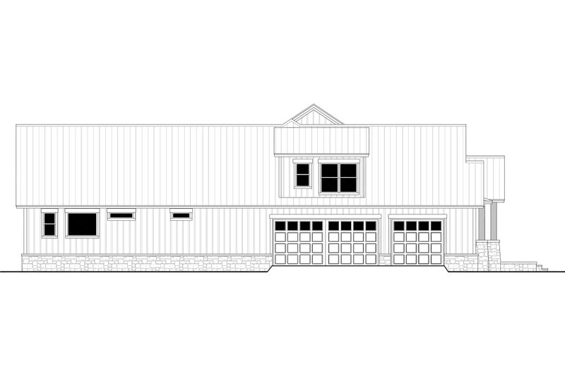 House Blueprint - Exterior - Other Elevation for Farmhouse House Plan #430-300 - 4 bed, 3.5 bath