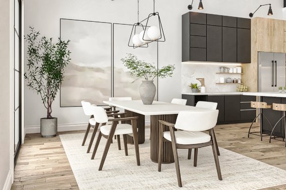 Interior - Dining Room for Farmhouse House Plan #54-687 - 3 bed, 2.5 bath