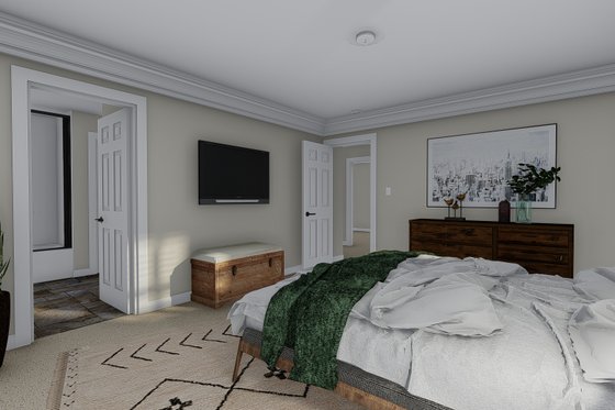 Interior - Master Bedroom 1 for Traditional House Plan #1060-58 - 3 bed, 2.5 bath