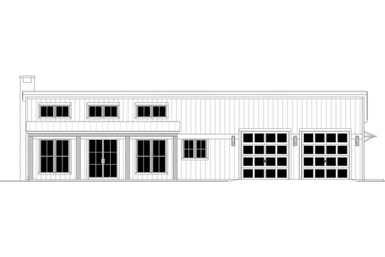 Exterior - Front Elevation 6 for Barndominium House Plan #430-394 - 2 bed, 2 bath
