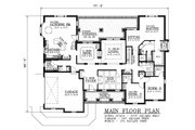 Ranch Style House Plan - 3 Beds 2.5 Baths 2737 Sq/Ft Plan #112-135 