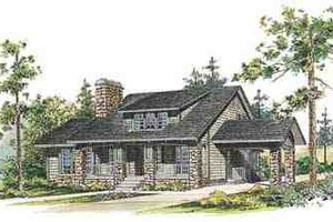 Country Exterior - Front Elevation Plan #72-230